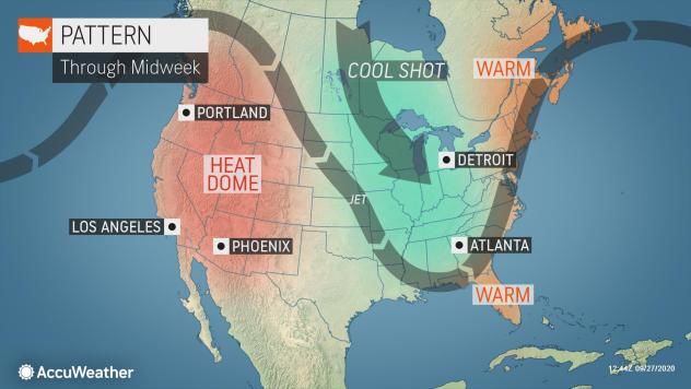 Pattern through mid-week by AccuWeather